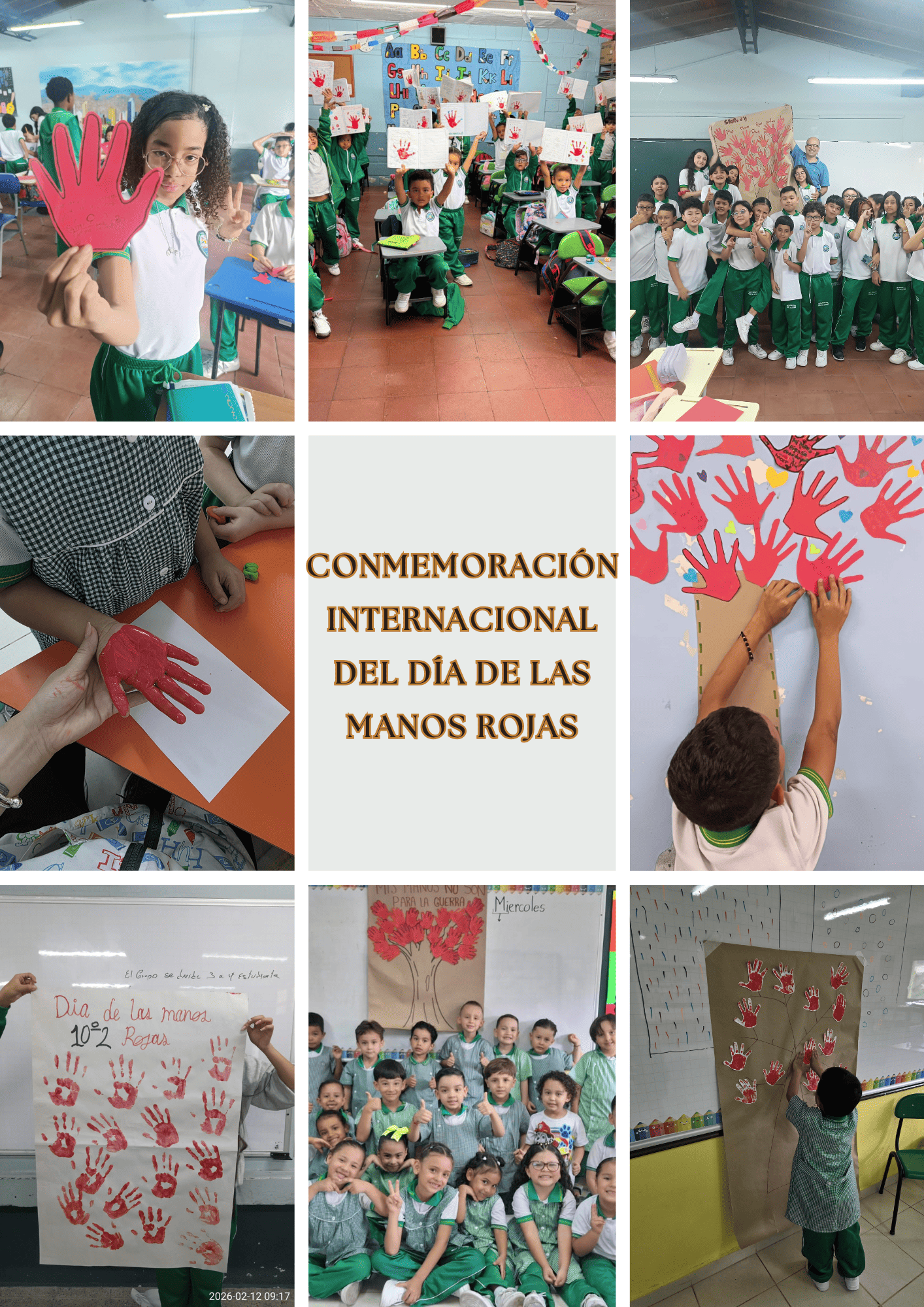 El pasado jueves 12 de febrero, nuestra comunidad educativa se unió en una sola voz, en un solo gesto y en un solo color: el rojo de la conciencia y la esperanza.